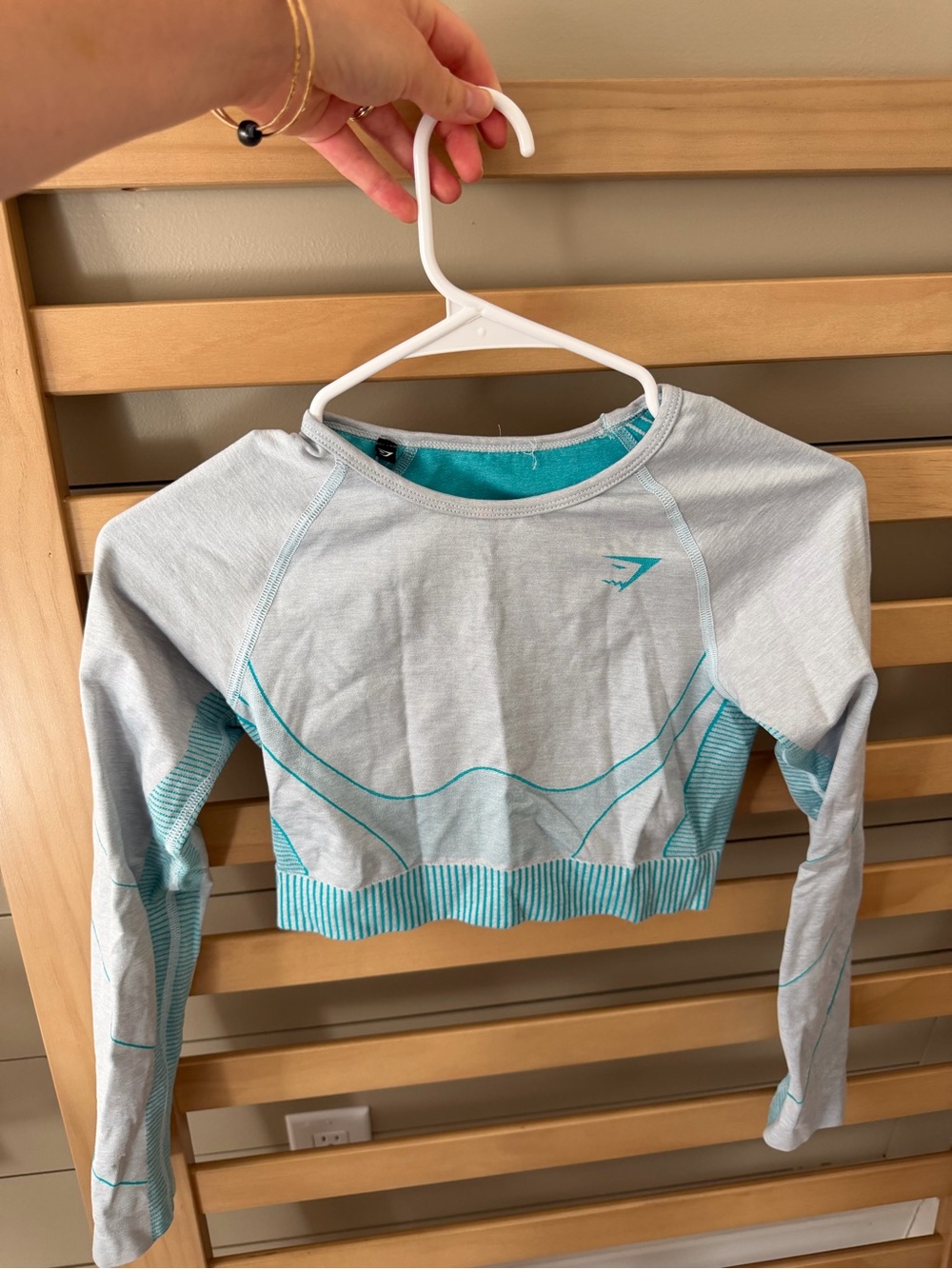 Gymshark Women's Hyper Amplify Light Active Crop Top, S
